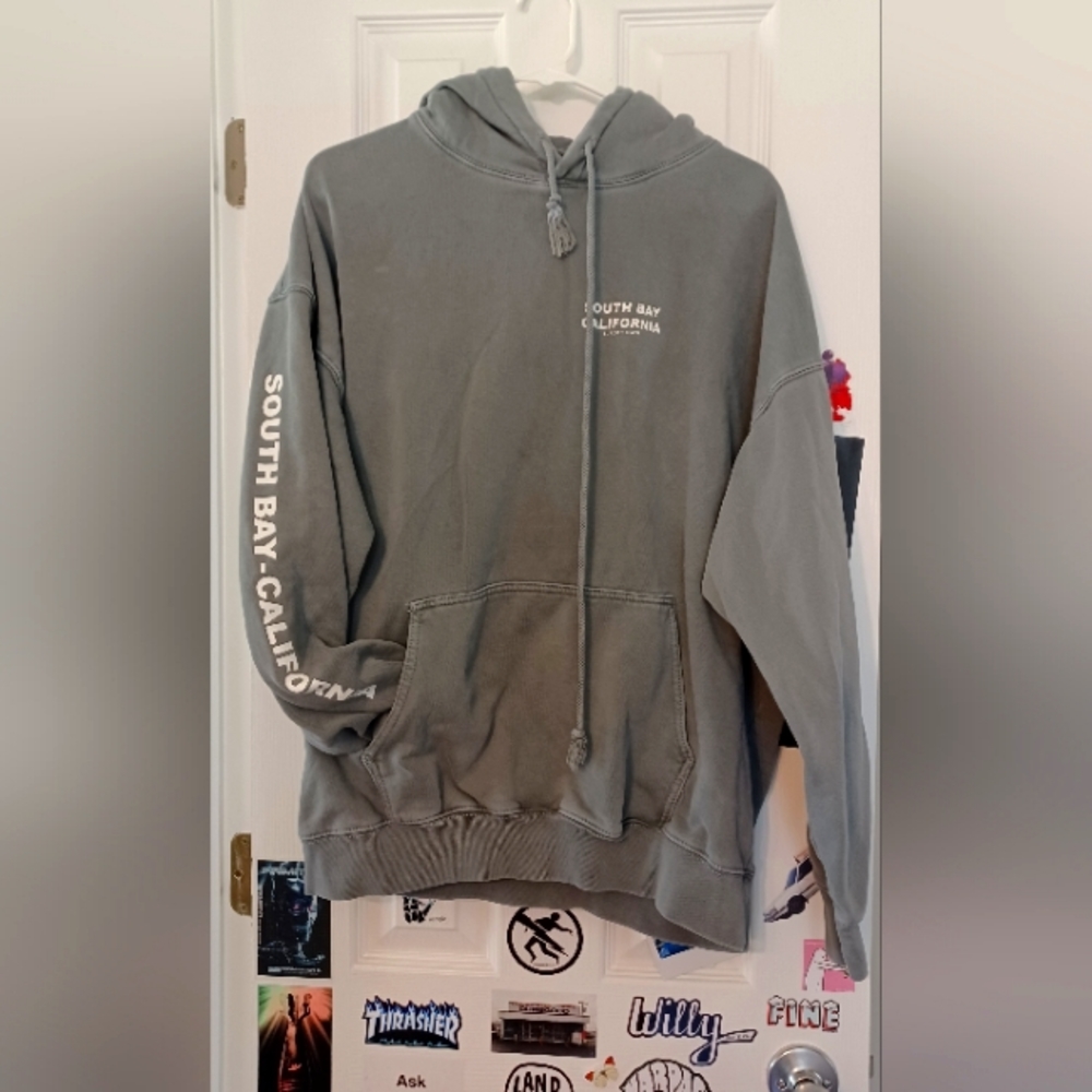 Brandy Melville Off The Lip oversized hoodie
